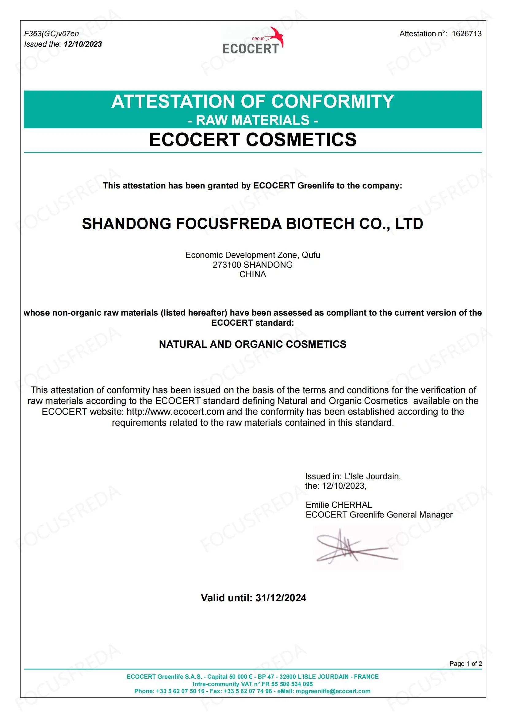 ECOCERT